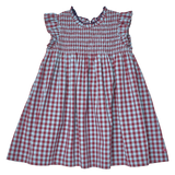 Red/Light Blue Check - Stevie Dress
