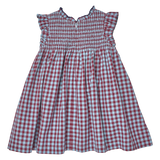 Red/Light Blue Check - Stevie Dress
