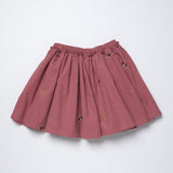 Corduroy Gianna Skirt with Horse Embroidery
