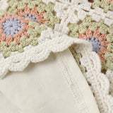 Crochet Tank Set in Citron Daisy Check