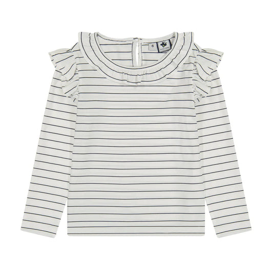 Luna Top in Navy Stripe