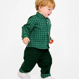 Reversible Pant- Green Plaid