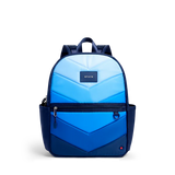 PREORDER STATE: Blue Chevron DOUBLE POCKET Backpack