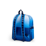 PREORDER STATE: Blue Diagonal Zipper DOUBLE POCKET Backpack