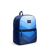 PREORDER STATE: Blue Chevron DOUBLE POCKET Backpack