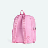 STATE: Pink Canvas Double Pocket Backpack