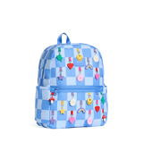 PREORDER STATE: Charms Blue Check Kane DOUBLE POCKET Backpack