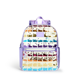 PREORDER STATE: Lilac Quilted Sequins KANE backpack