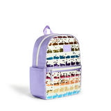 PREORDER STATE: Lilac Quilted Sequins KANE backpack