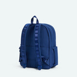 STATE: Navy Canvas Double Pocket Backpack
