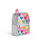 PREORDER STATE: Happy Fuzzy Hearts Kane DOUBLE POCKET Backpack