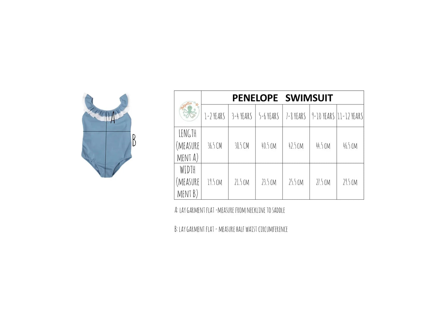 Dusty Blue Penelope Swimsuit