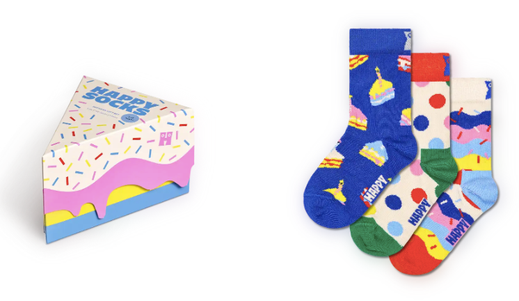 3 pack Bday Socks Set