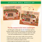 Christmas Sticker Doll Dress up Book