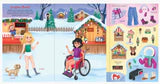 Christmas Sticker Doll Dress up Book