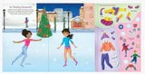 Christmas Sticker Doll Dress up Book