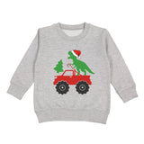 Santa Dino Monster Truck Sweatshirt