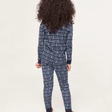 Kid's Pima Snug Fit Pajama Set in Ski Trails