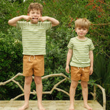 Willie T-Shirt in Palm Stripe