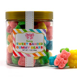 Sanded Gummy Bears Candy Jar