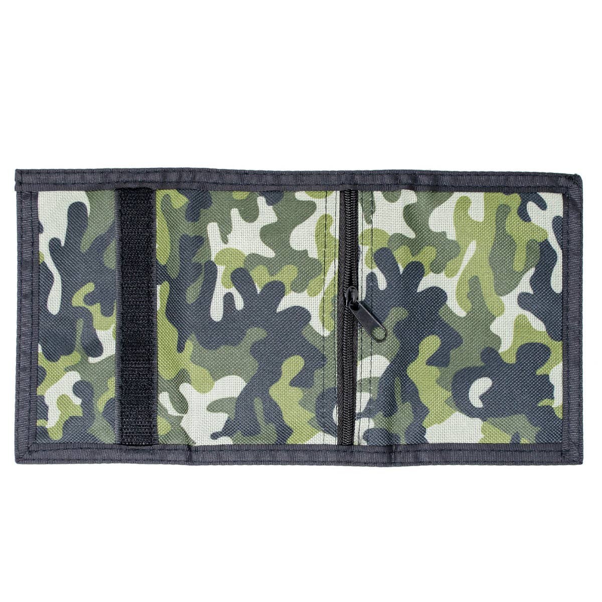 OPened camo wallet