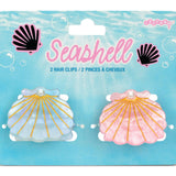 SHELL HAIR CLIPS