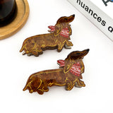 Bandana Dachshund Dog Hair Clip