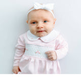 Willow's Classics Smocked Footie - Pink