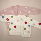 Cotton Flower Cardigan