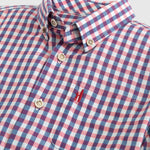 Abner Performance Button Up Shirt (Malibu Red) - Après NJ