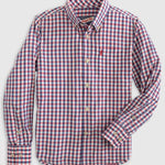 Abner Performance Button Up Shirt (Malibu Red) - Après NJ