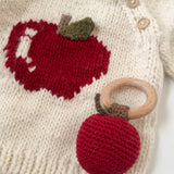 Apple Pullover Baby Sweater