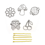 Mini Shrink-Its! DIY Shrink Art Kit - Good Vibes