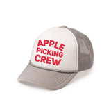 Apple Picking Crew Trucker Hat - Gray/White - Après NJ