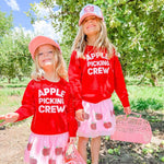 Apple Picking Crew Trucker Hat - Pink/White - Après NJ