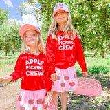 Apple Picking Crew Trucker Hat - Pink/White - Après NJ