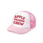 Apple Picking Crew Trucker Hat - Pink/White - Après NJ