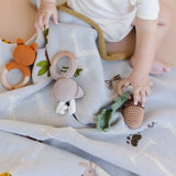 ABC Blanket Hat & Fox Teether Gift Set