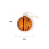 Basketball Retro Glass Handcrafted Sport Gift Christmas Ornament