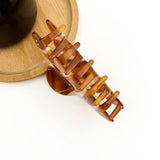 Croissant Sparkle Hair Claw Clip