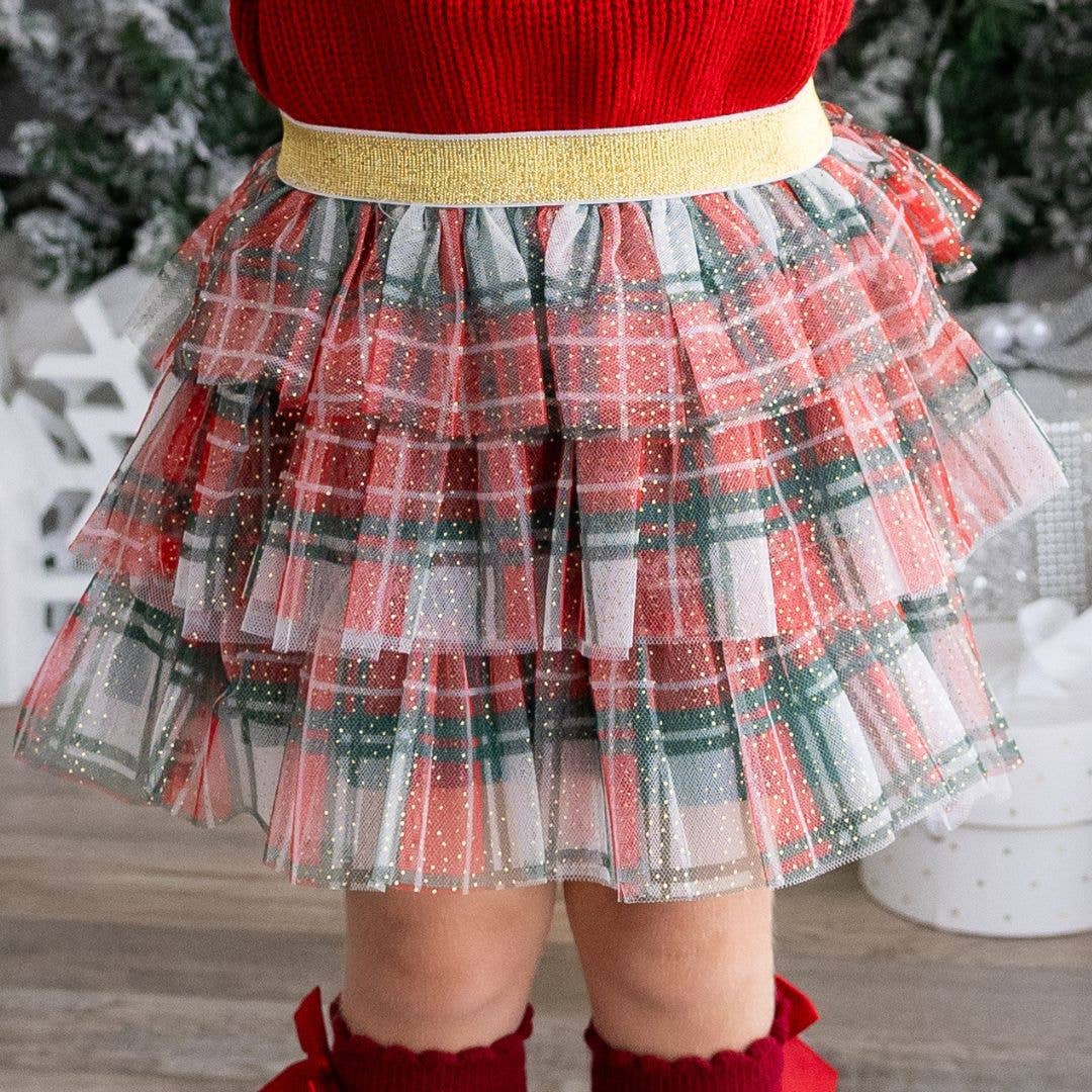 Red and Green Plaid Tutu