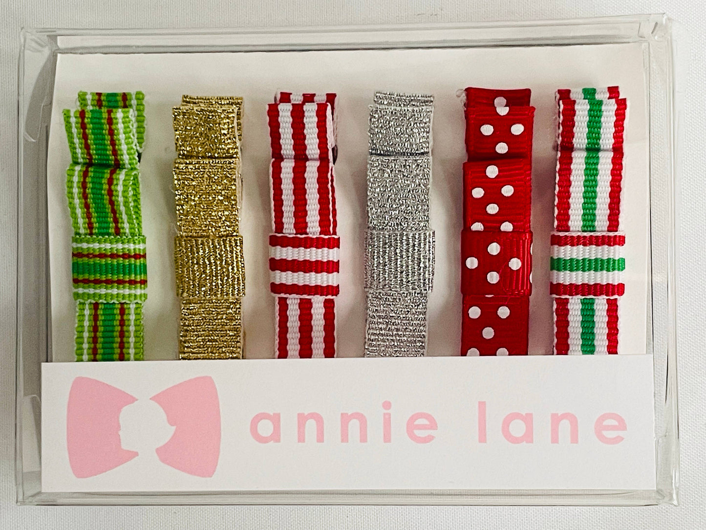 Assorted holiday and glitter hairclips