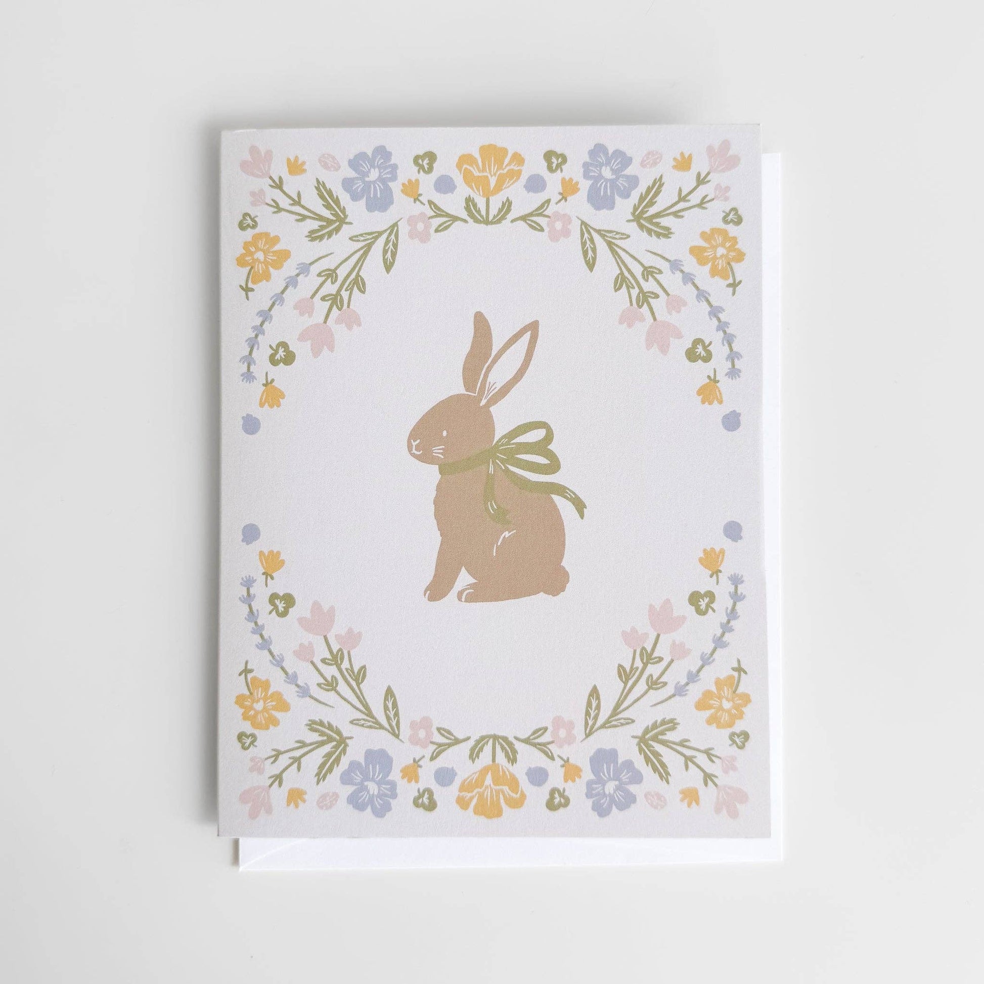 pastel bunny card