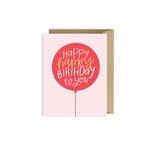Balloon Birthday Greeting Card - Après NJ