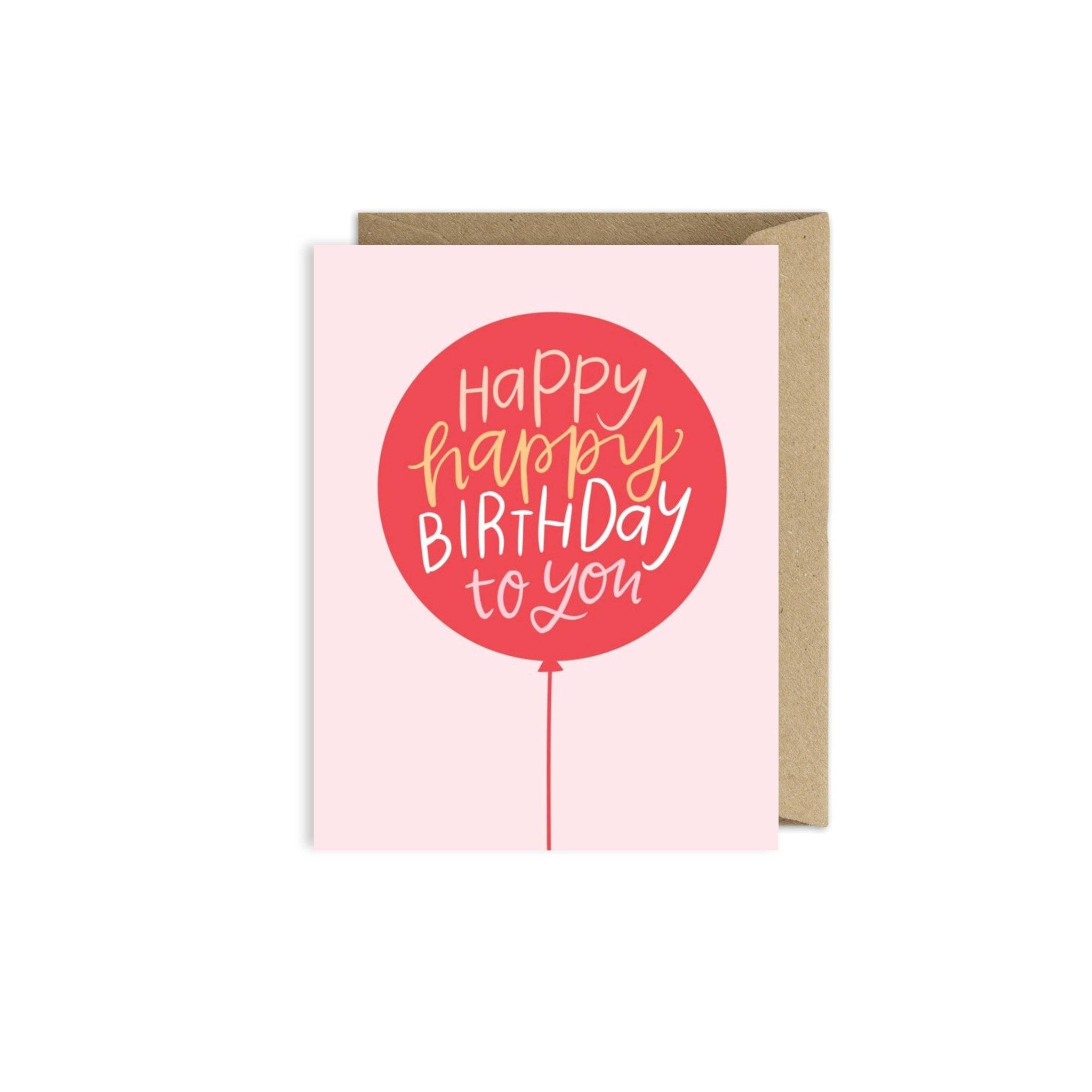 Balloon Birthday Greeting Card - Après NJ