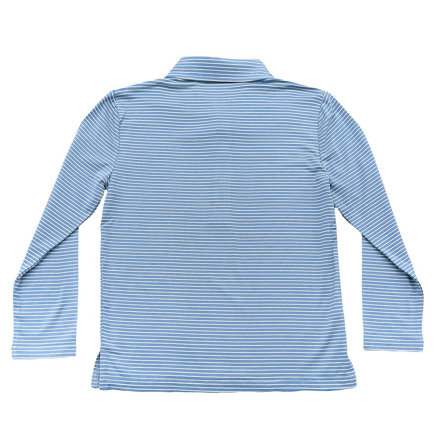 Banks Performance LS Polo - Blue/White Stripe - Après NJ