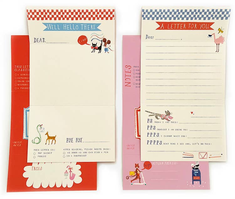 Animal Stationary Letter Examples