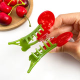 Red Cherry Claw Hair Clip