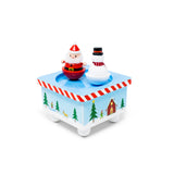 Dancing Santa and Frosty Music Box