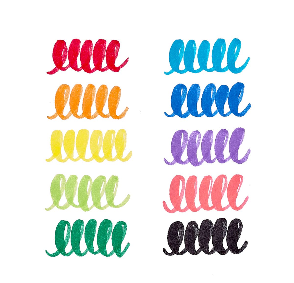Big Bright Brush Markers - set of 10 - Après NJ